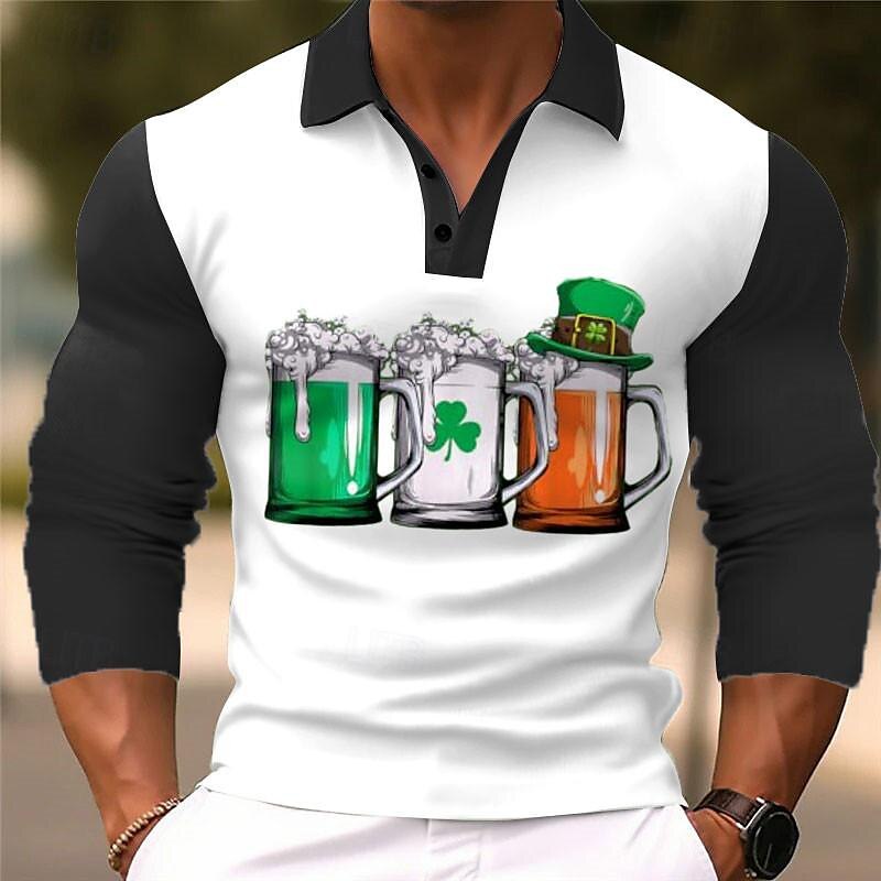 Langarm Polo-Shirt mit Knopfleiste – Bild 11 | LuxeStyle