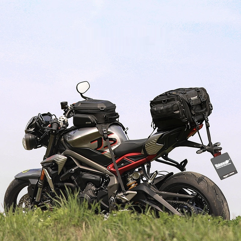 Motorrad-Hartschalenrucksack, 15L erweiterbar