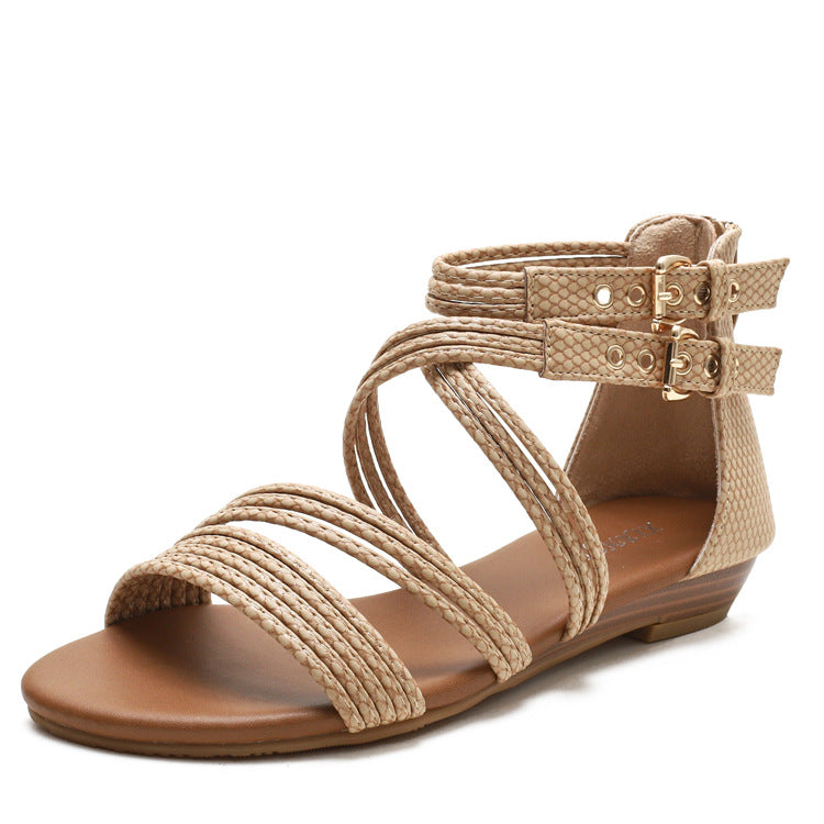 Schwarze Sandalen mit weicher Sohle – Bild 3 | LuxeStyle