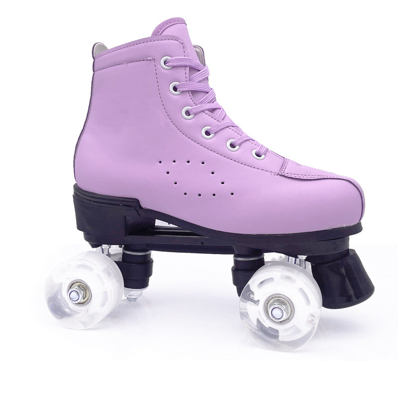 Doppelte Leder-Roller-Skates – Bild 3 | LuxeStyle