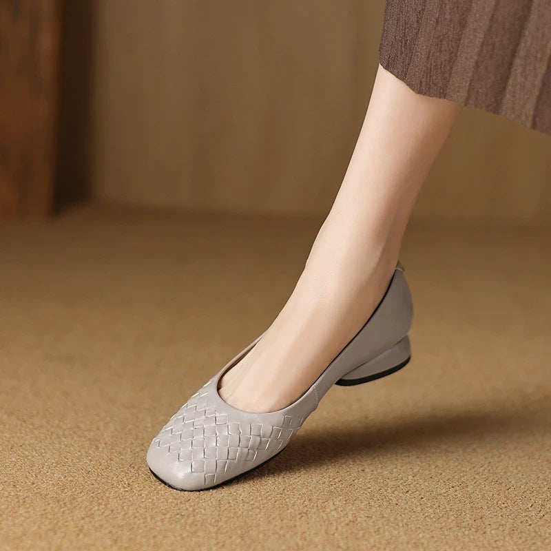 Französische Woven-Schuhe