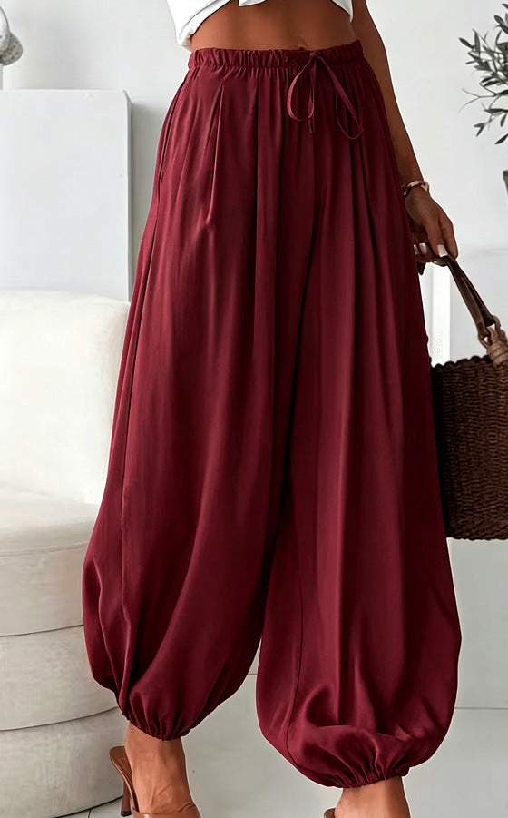 Weite Sommerhose mit Elastikbund