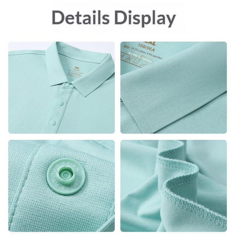 Polo-Shirt aus merzerisierter Baumwolle