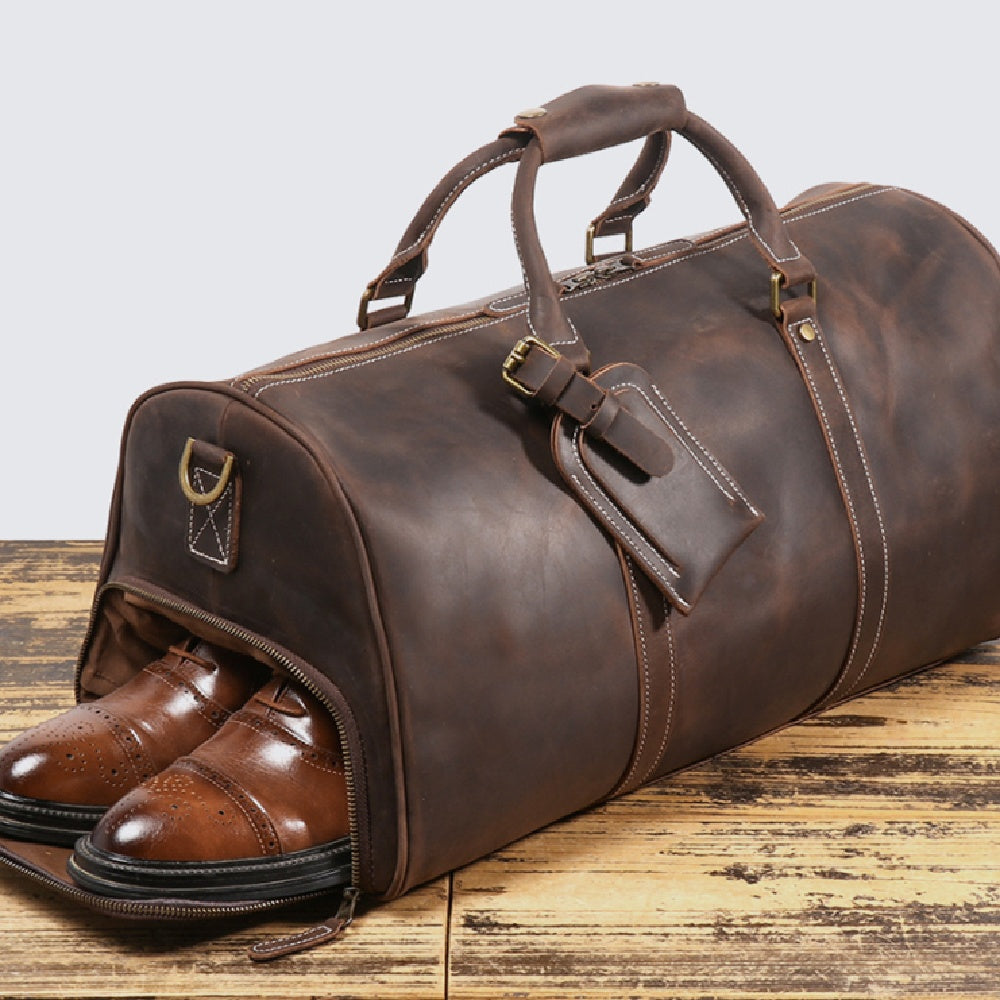 Reisetasche aus Rindsleder – Bild 6 | LuxeStyle