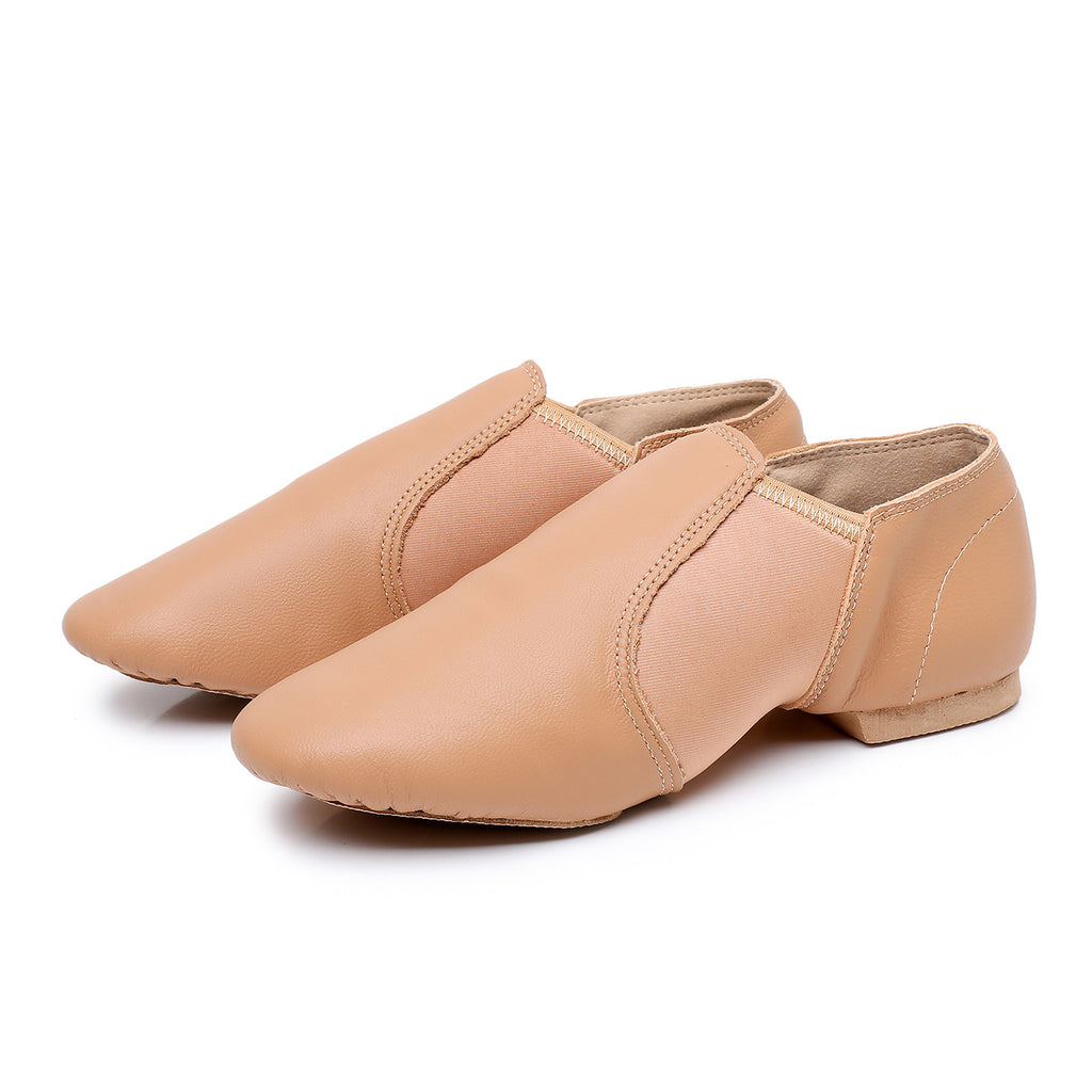 Jazz-Tanzschuhe aus Echtleder für Kinder