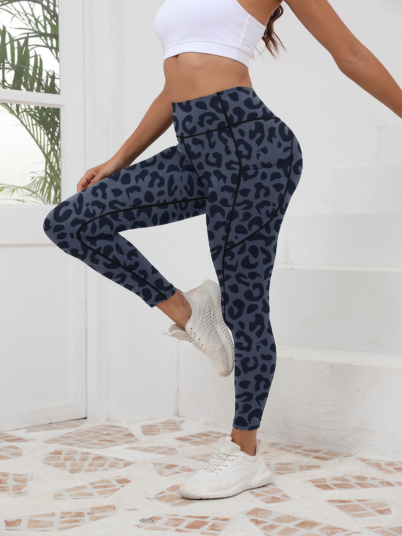 High-Waist Leopard Leggings