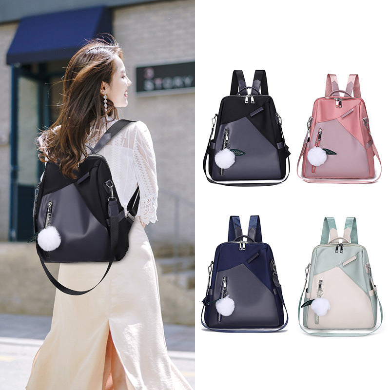 Eleganter Oxford-Stoff Rucksack für Damen