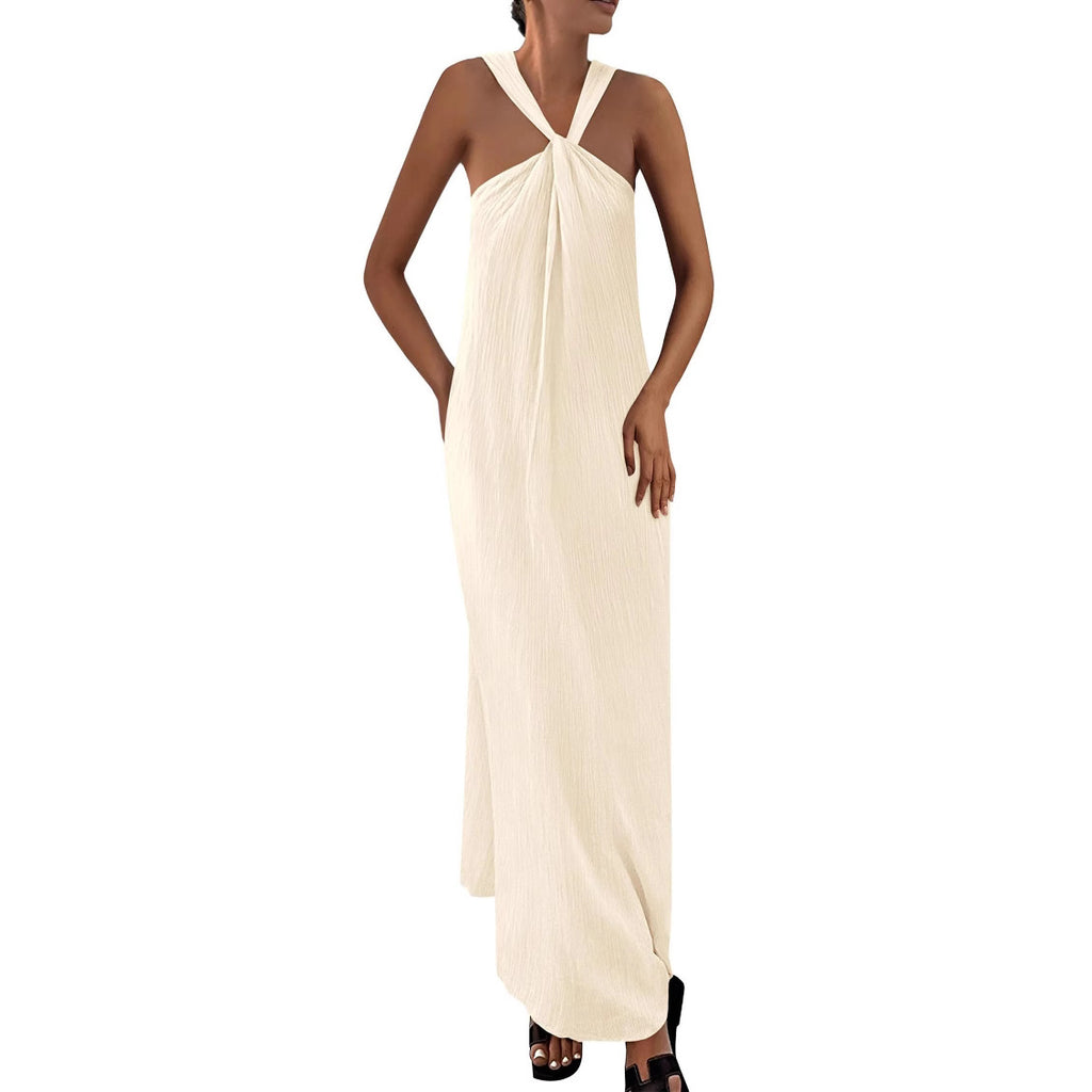 Strandkleid «Playa» – Halter mit Schnür-Detail