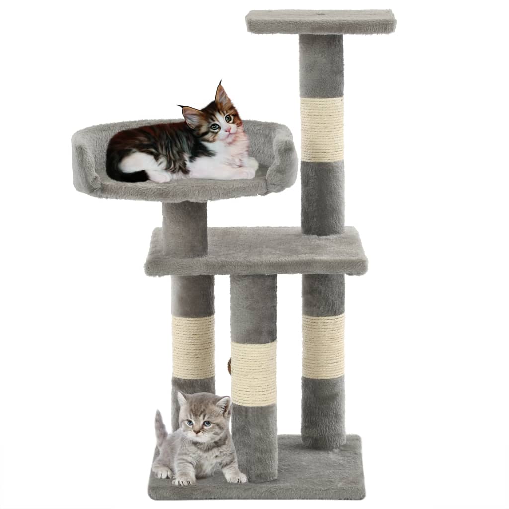 Katzenkratzbaum mit Sisalsäulen, 65 cm