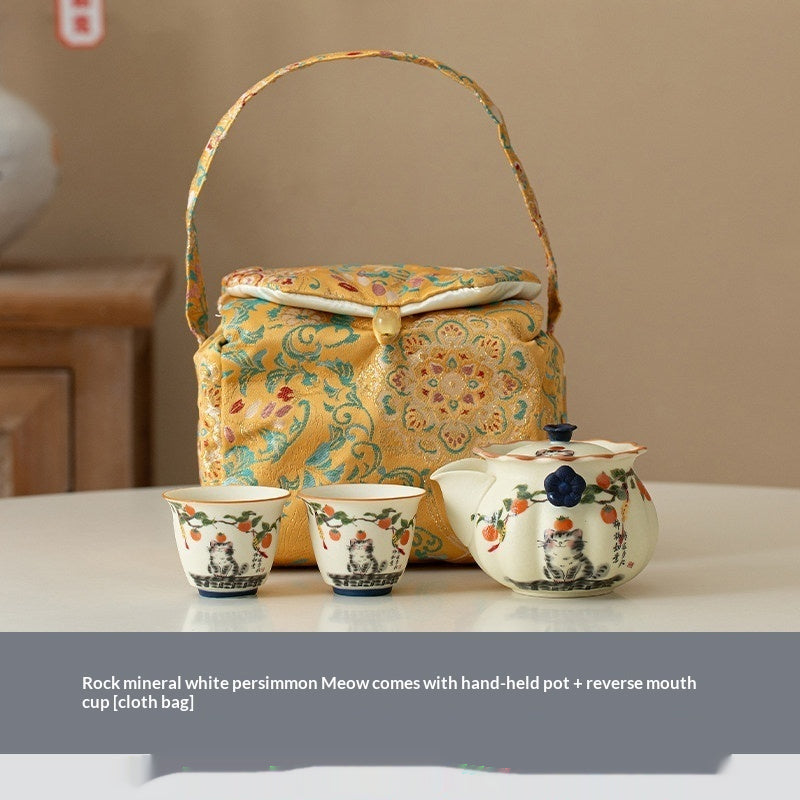 Keramik-Teekanne mit Teetasse – Bild 8 | LuxeStyle