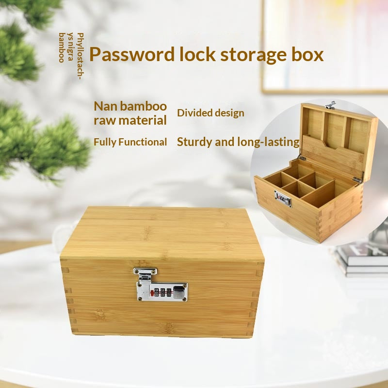 Holz-Aufbewahrungsbox mit Klappdeckel – Bild 7 | LuxeStyle