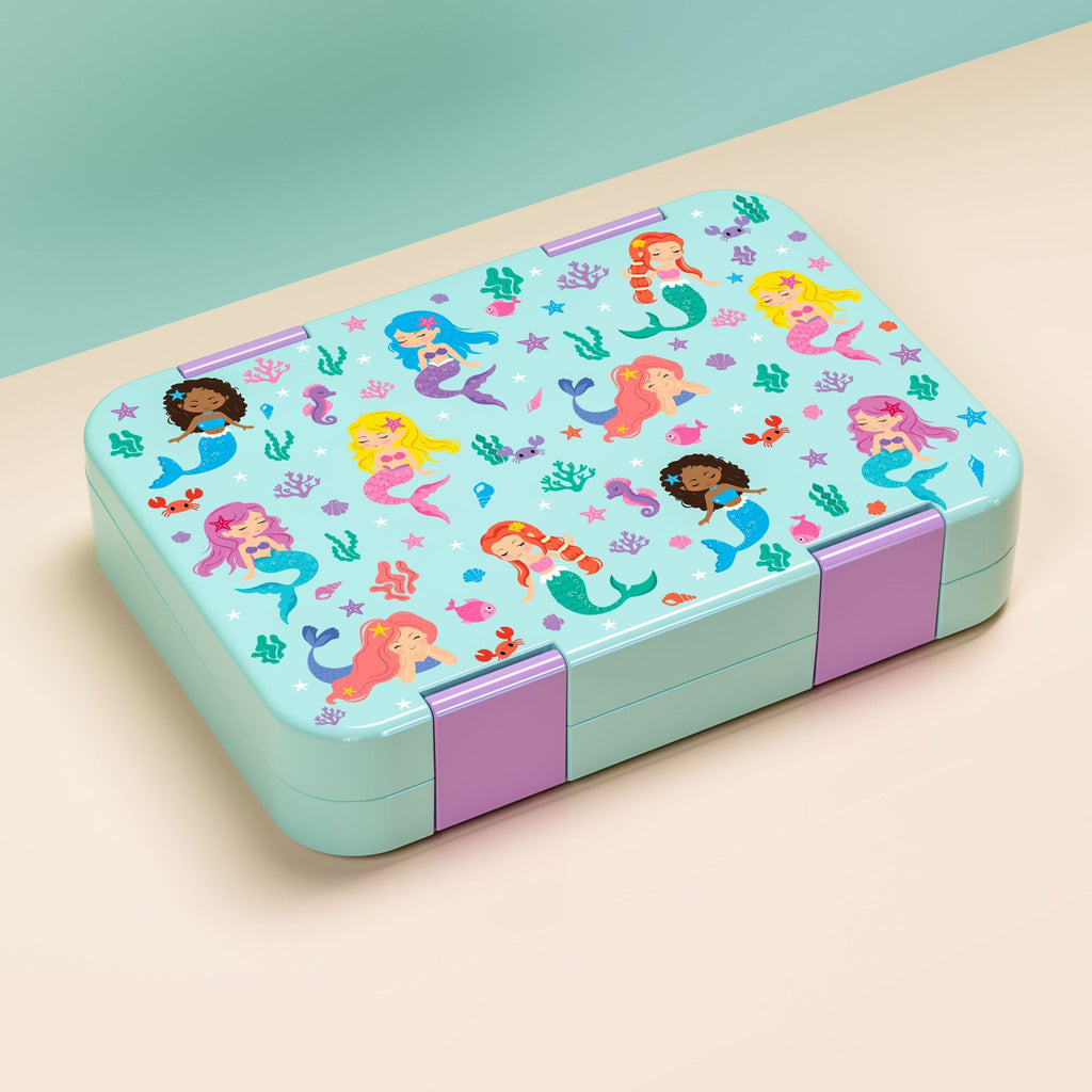 Bunte Lunchbox mit Doppelfach für Kinder – Bild 7 | LuxeStyle