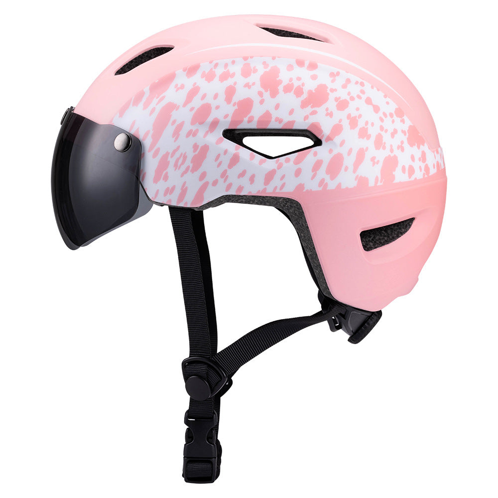 Kinder Velohelm mit Magnetbrille