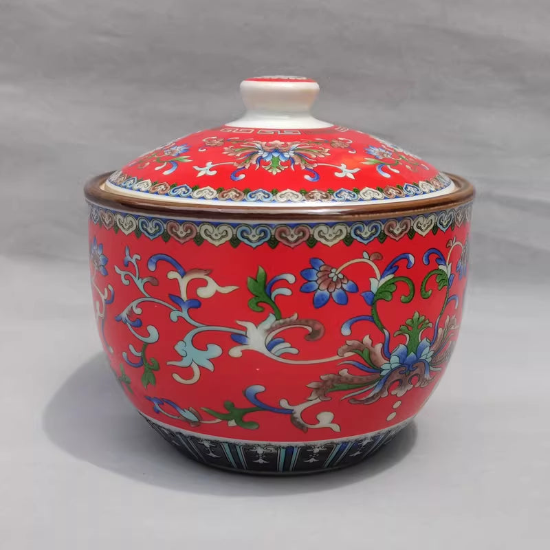 Keramik Suppenschale mit Emaille-Glasur – Bild 2 | LuxeStyle