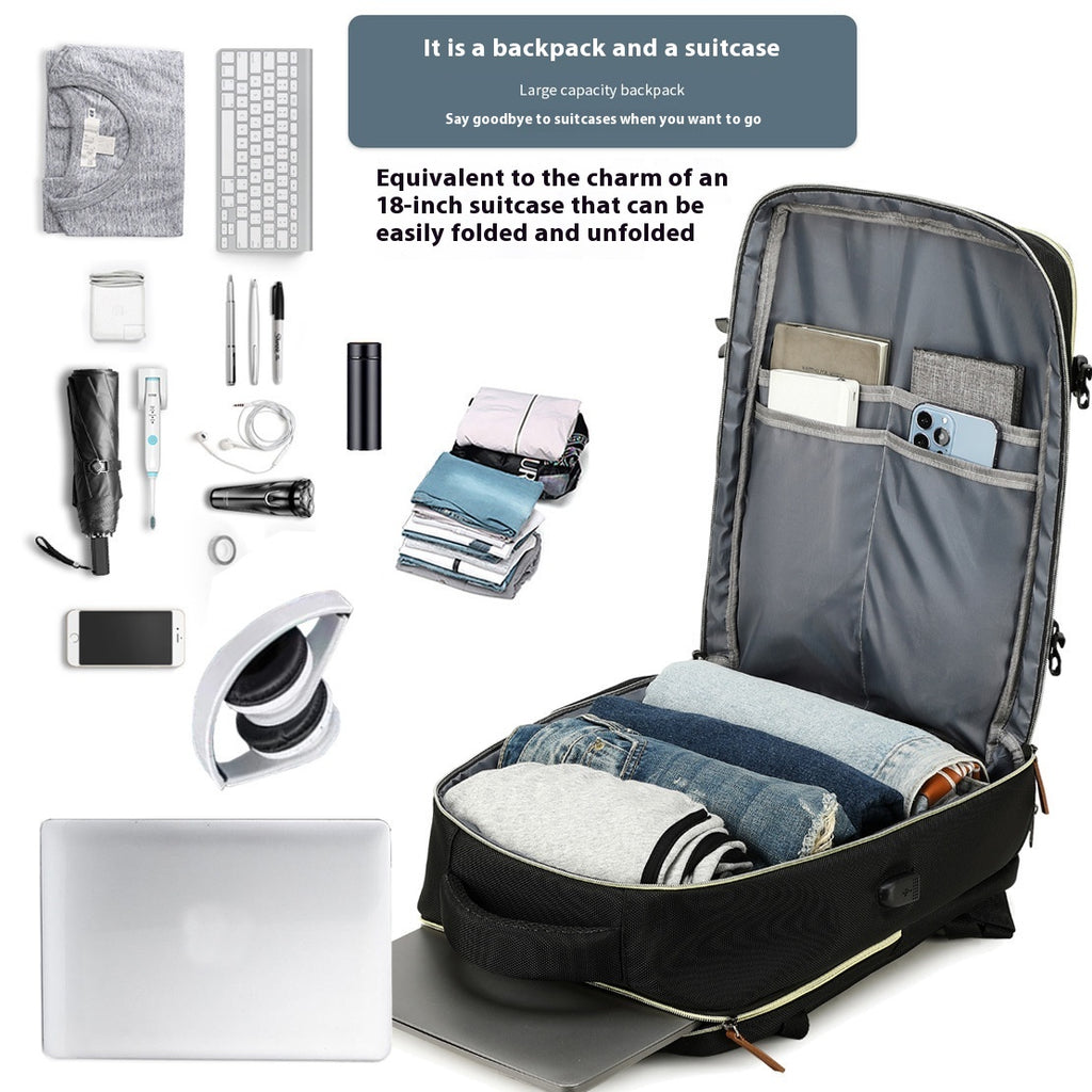 Leichter Reise-Rucksack (36-55L) – Bild 13 | LuxeStyle