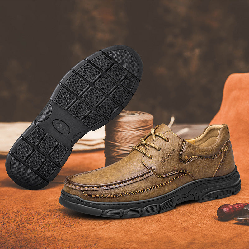 Herren-Sneaker aus Kunstleder mit Schnürung – Bild 8 | LuxeStyle