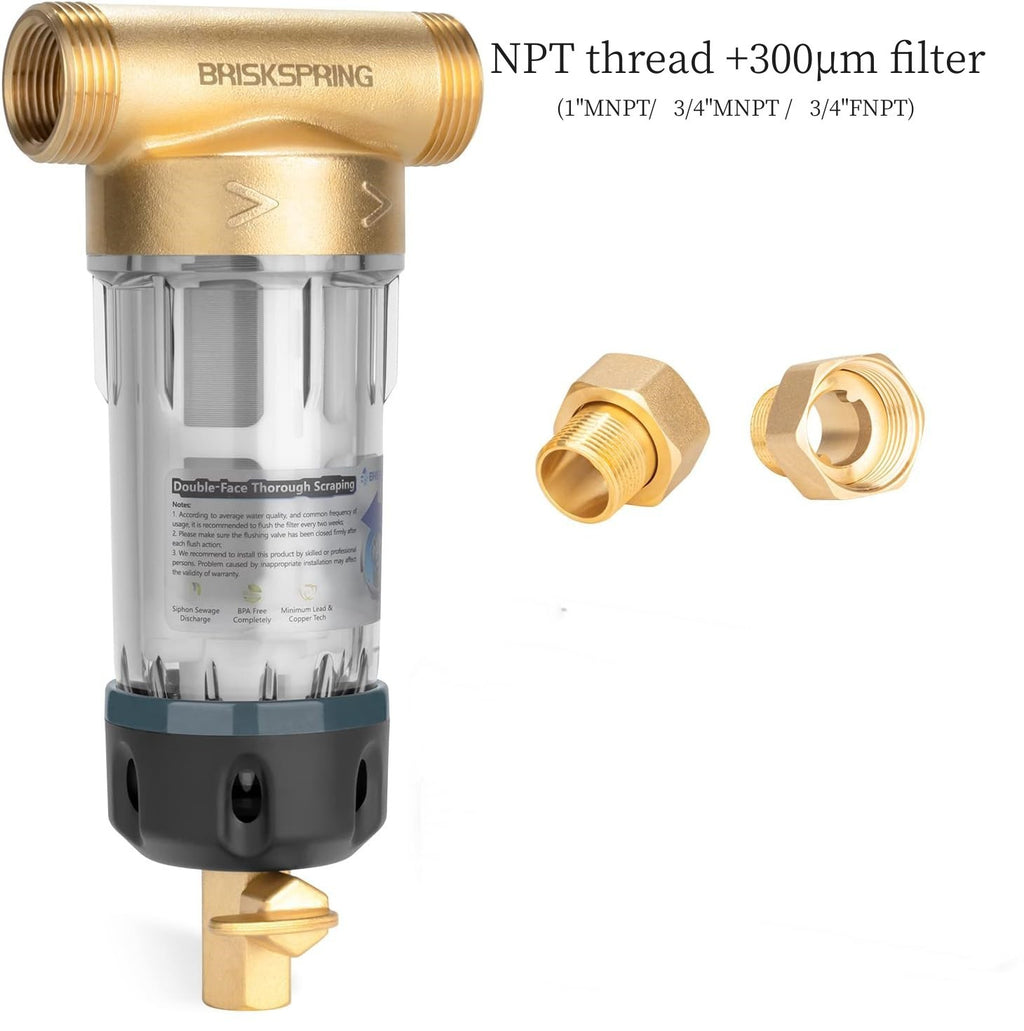 Kupfer Rückspülfilter für Haushalt