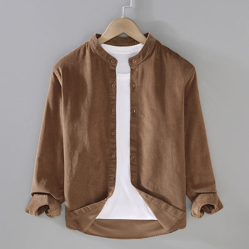 Retro Corduroy Hemdjacke für Herren | LuxeStyle