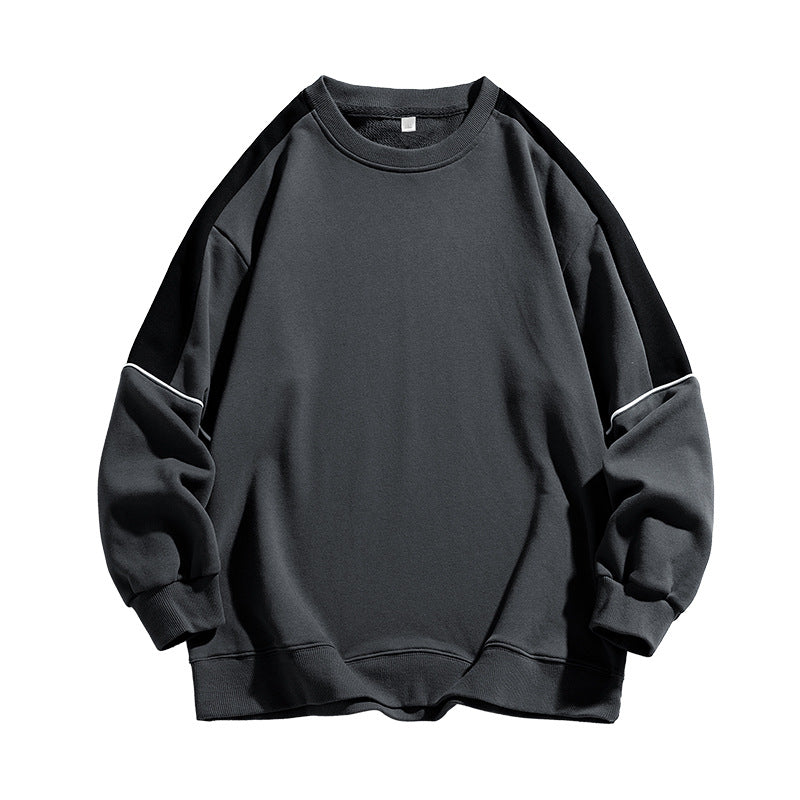 Herren Langarm Pullover Rundhals
