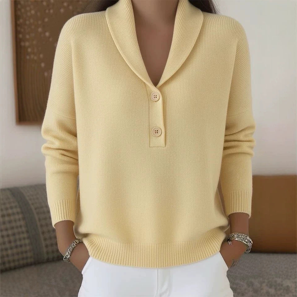 Polo-Rollkragenpullover für Damen