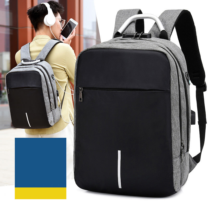 Anti-Diebstahl Business Rucksack mit USB – Bild 1 | LuxeStyle