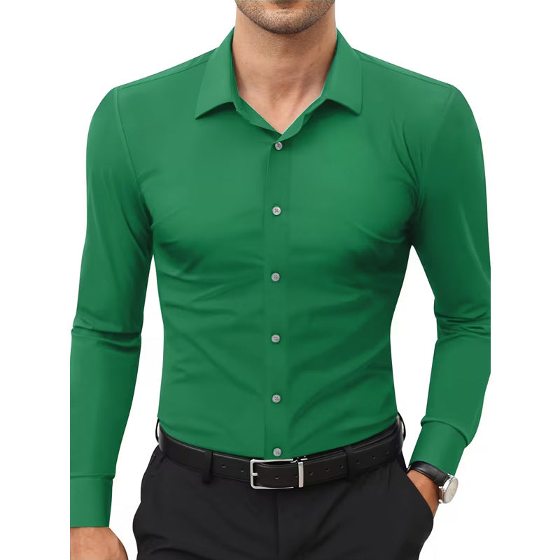 Weisser Stretch-Hemd – Bild 9 | LuxeStyle