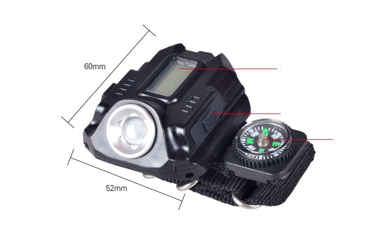 LED-Armbanduhr mit Licht für Outdoor-Sport – Bild 3 | LuxeStyle