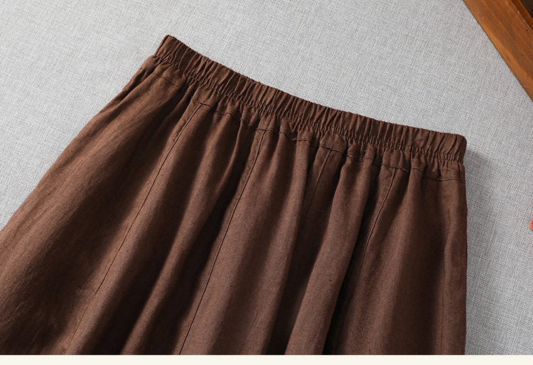 Einfacher, unifarbener Jupe für Damen
