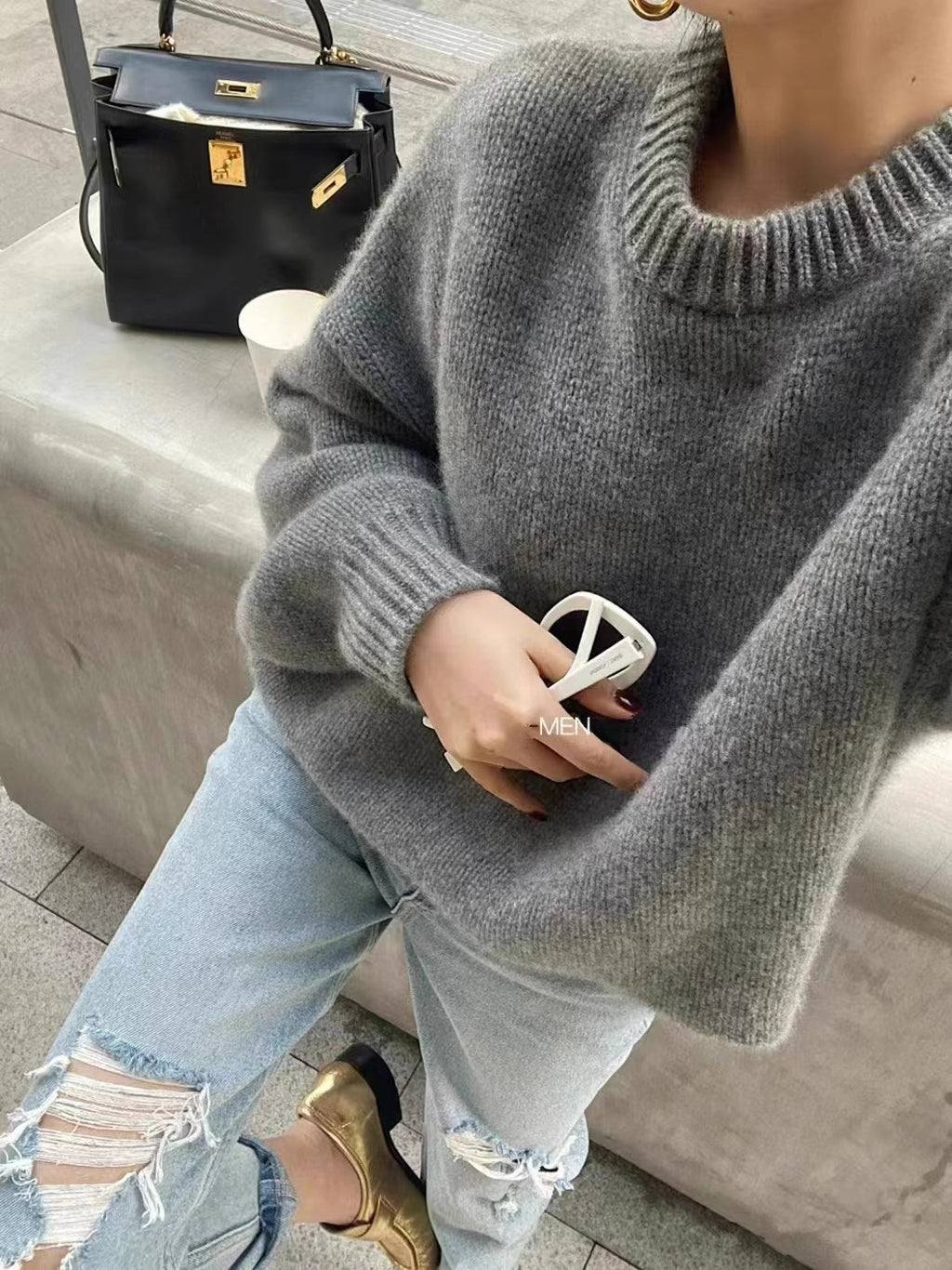 Kaschmir Strickpullover für Damen