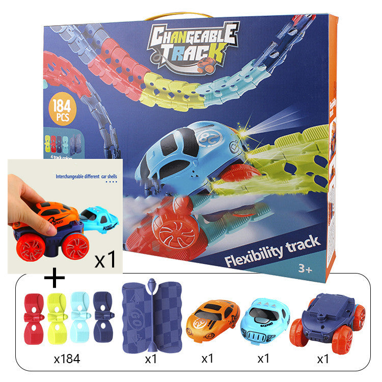 Flexibles Schienenauto-Spielzeugset – Bild 16 | LuxeStyle