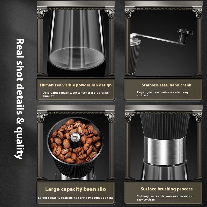 Manueller Kaffeemühle aus Edelstahl – Bild 7 | LuxeStyle