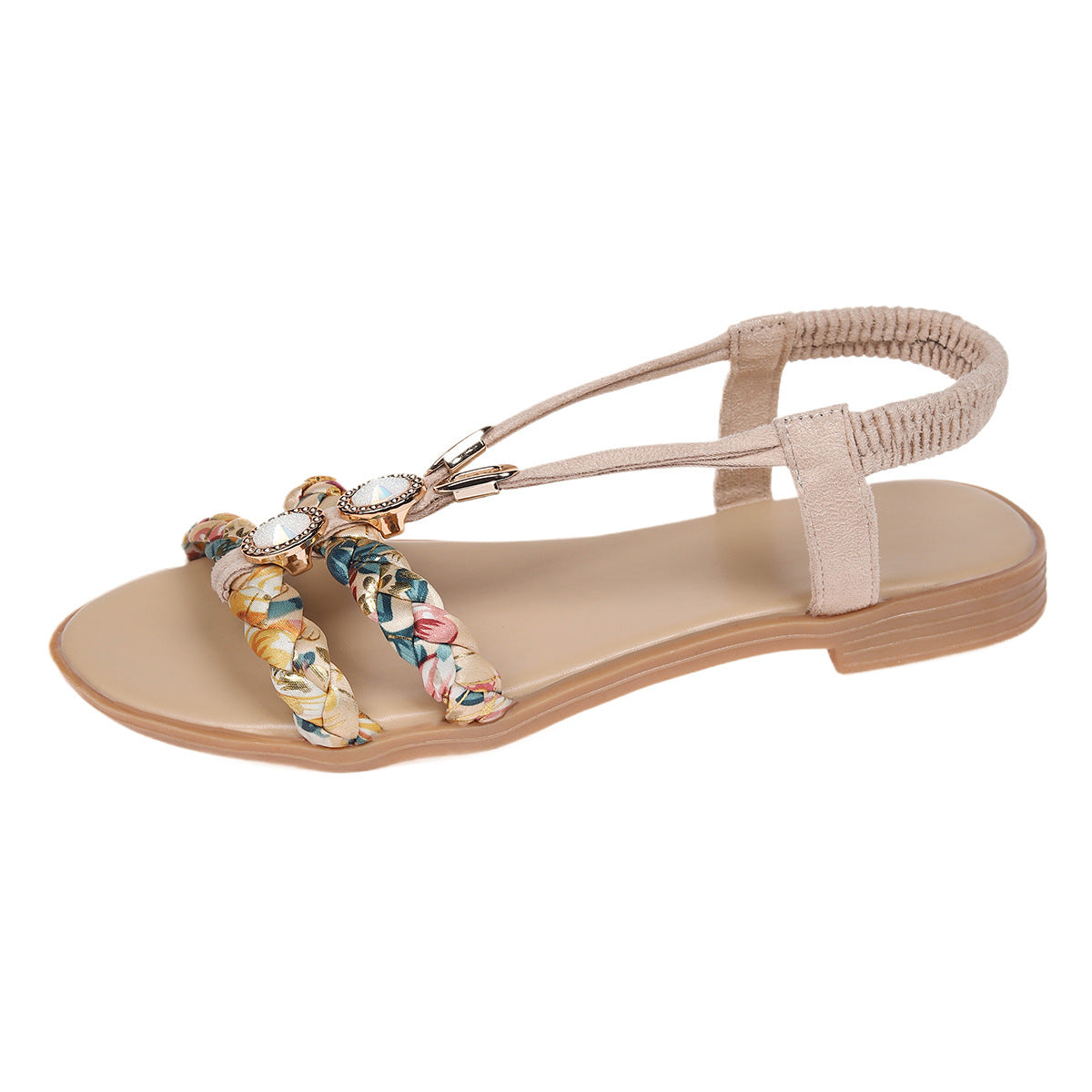 Flache Outdoor‑Sandalen mit Rundkopf – Plus Size – Bild 1 | LuxeStyle
