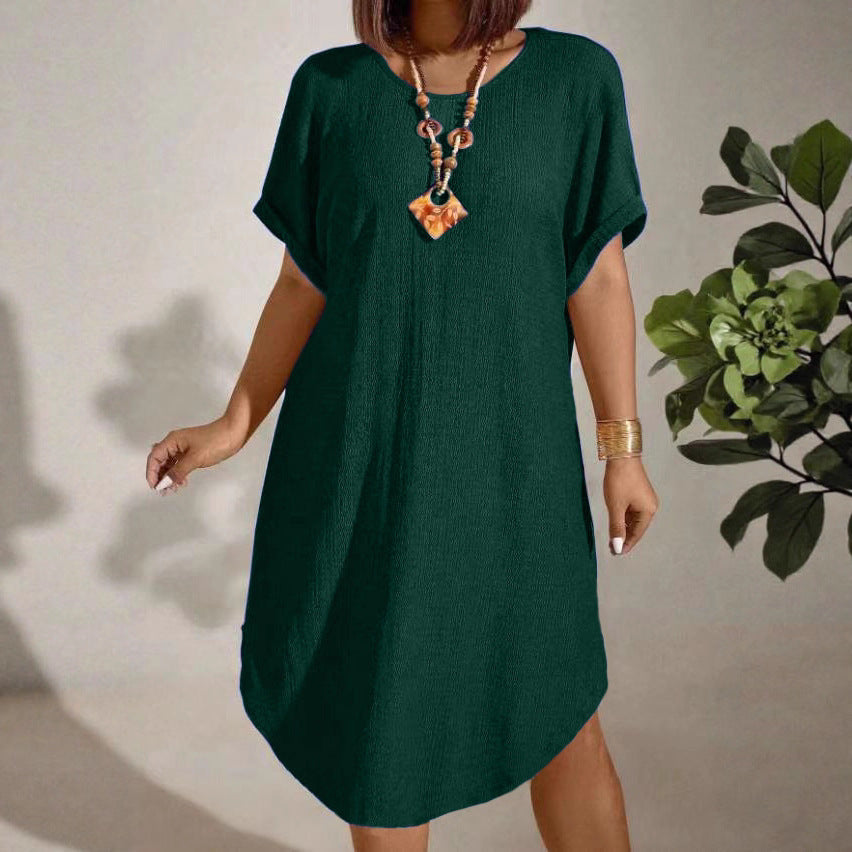 Sommerkleid «Sole» · Casual Midi, Raglan-Ärmel
