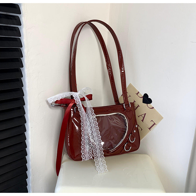 Einhandtasche mit seitlichem Fach – Bild 6 | LuxeStyle