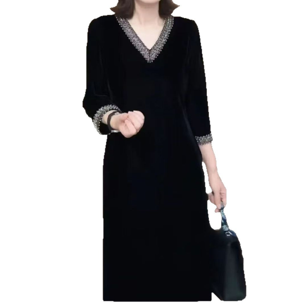 Freizeitkleid mit Dreiviertelärmeln – Bild 4 | LuxeStyle