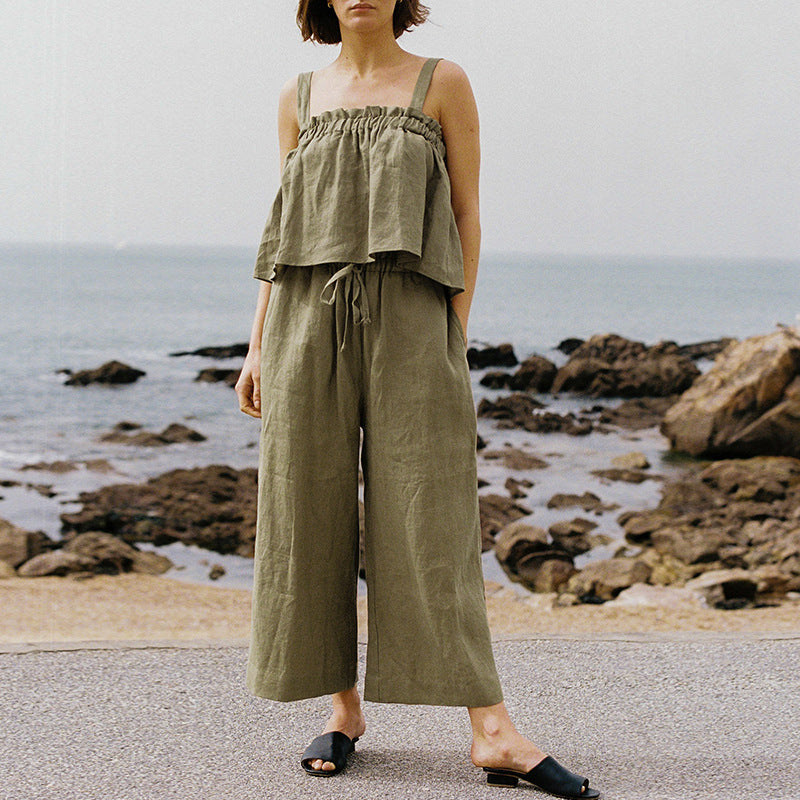 Damen Camisole aus Ramie-Baumwolle
