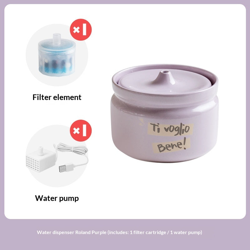 Katzen-Wasserautomat aus Keramik – 1 L – Bild 10 | LuxeStyle