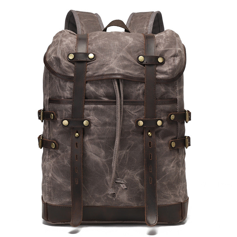 Leisure Travel Bag aus Canvas mit Kuhleder – Bild 11 | LuxeStyle