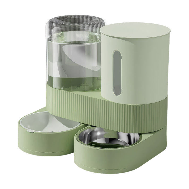 Futter- und Wasserspender-Set für Haustiere