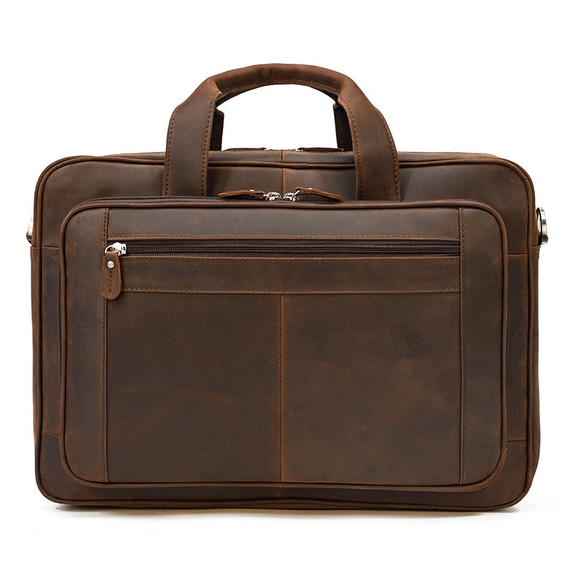 Vintage Herren Handtasche aus Echtleder