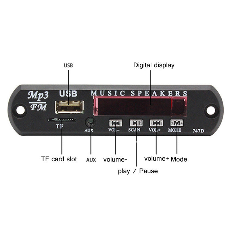Bluetooth MP3 Decoder & FM Radio Modul – Bild 3 | LuxeStyle
