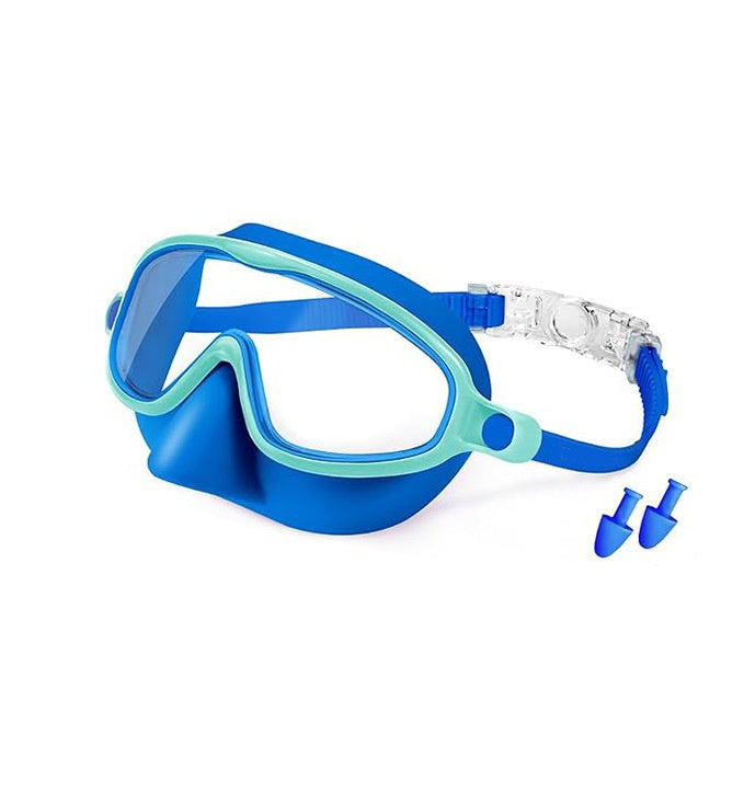 Schwimmbrille für Kinder mit Nasenschutz