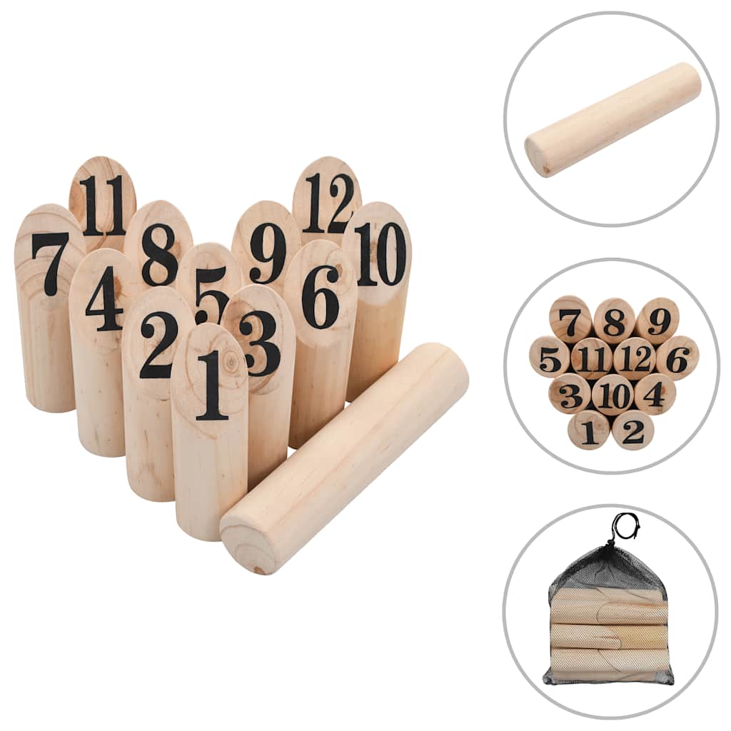 Kubb Spielset aus Holz