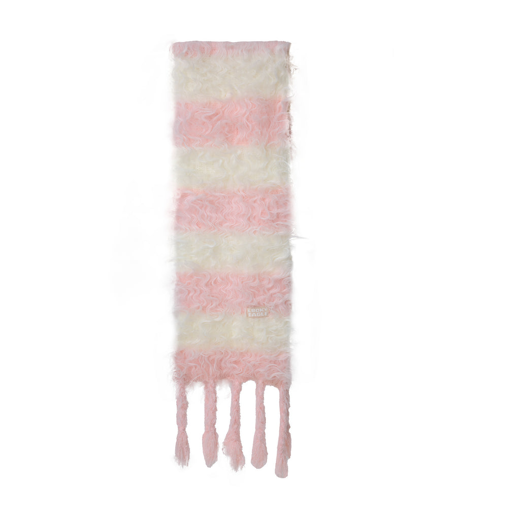 Bunt gestrickter Wollschal – 28 × 165 cm – Bild 10 | LuxeStyle