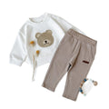 Baby Hoodie-Set mit Bären-Print