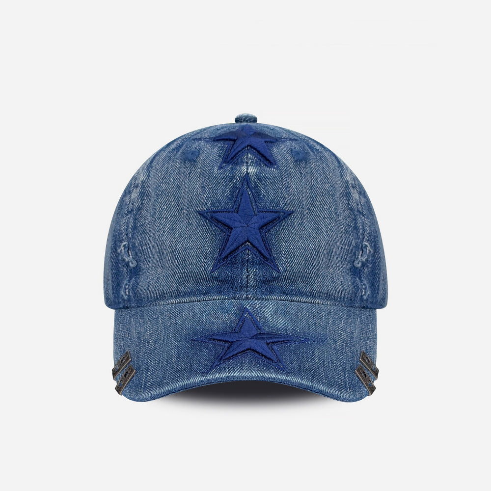 Baseball Cap mit Stern-Stickerei