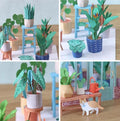Miniatur-Gewächshaus 3D-Papiermodell zum Selberbauen