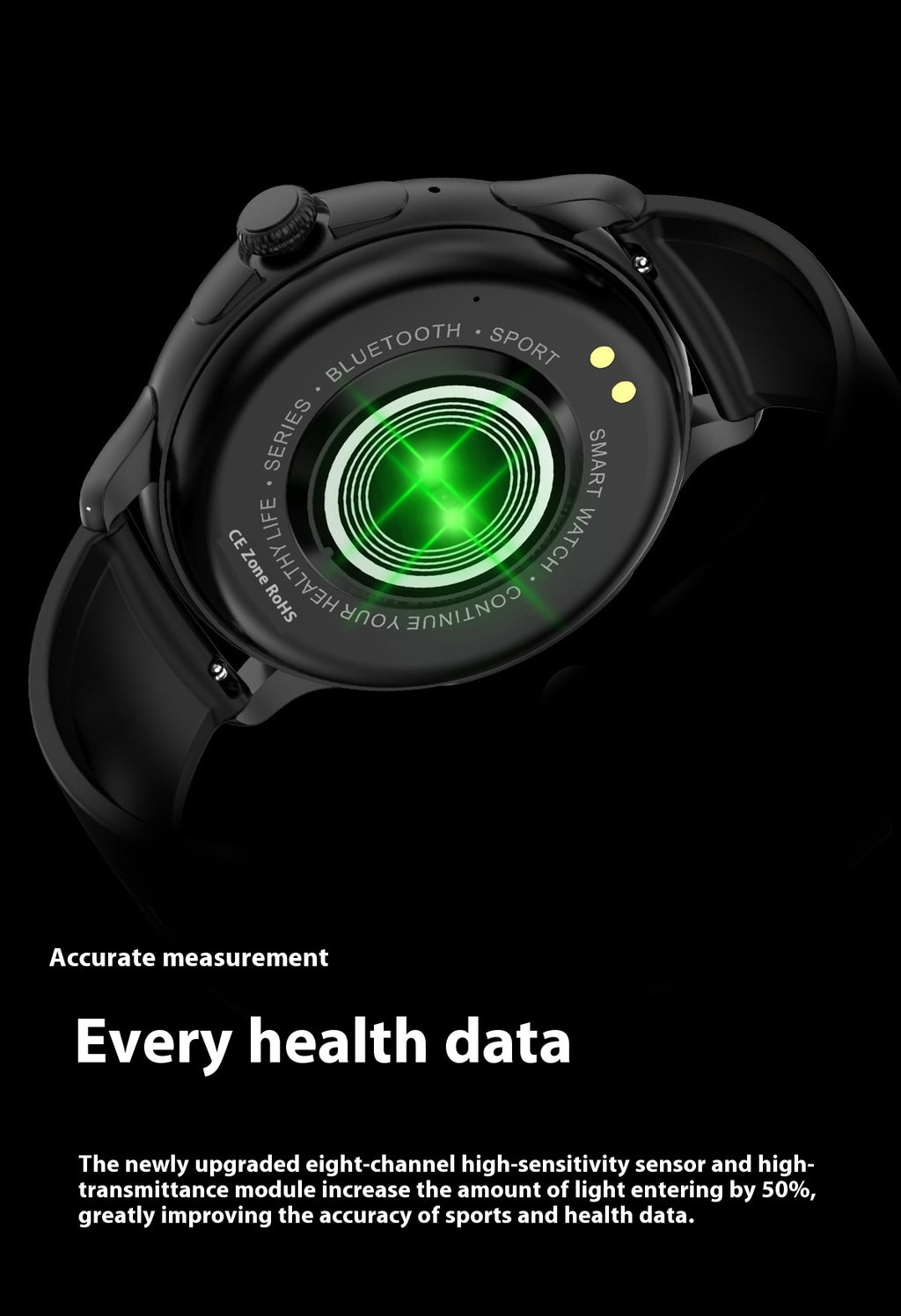Smart-Armbanduhr mit Gesundheits-Features