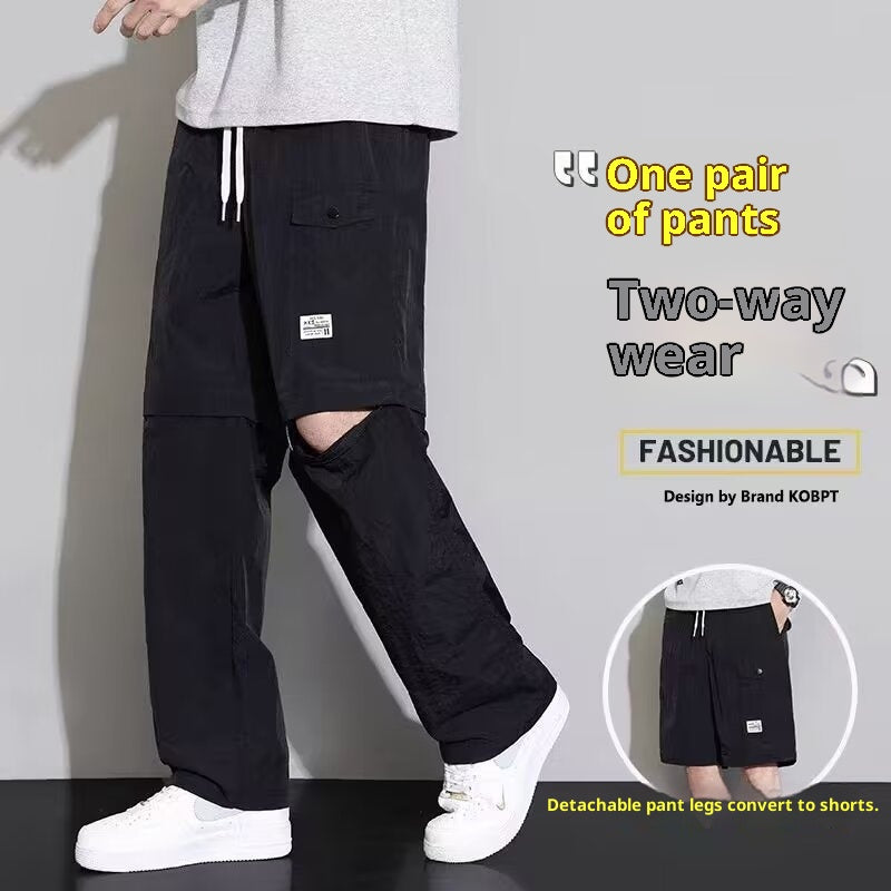 Herren-Cargo-Pants, 2-in-1