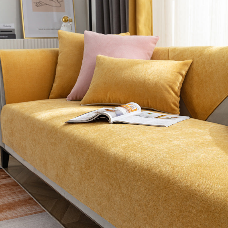 Moderner Anti-Rutsch Chenille Sofabezug